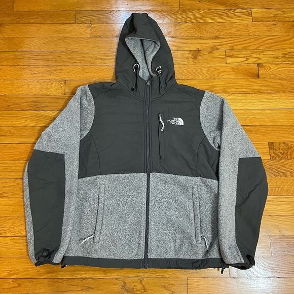 The North Face Jackets & Blazers - The North Face Denali Fleece Full-Zip Hooded Jacket Grey Women's Small